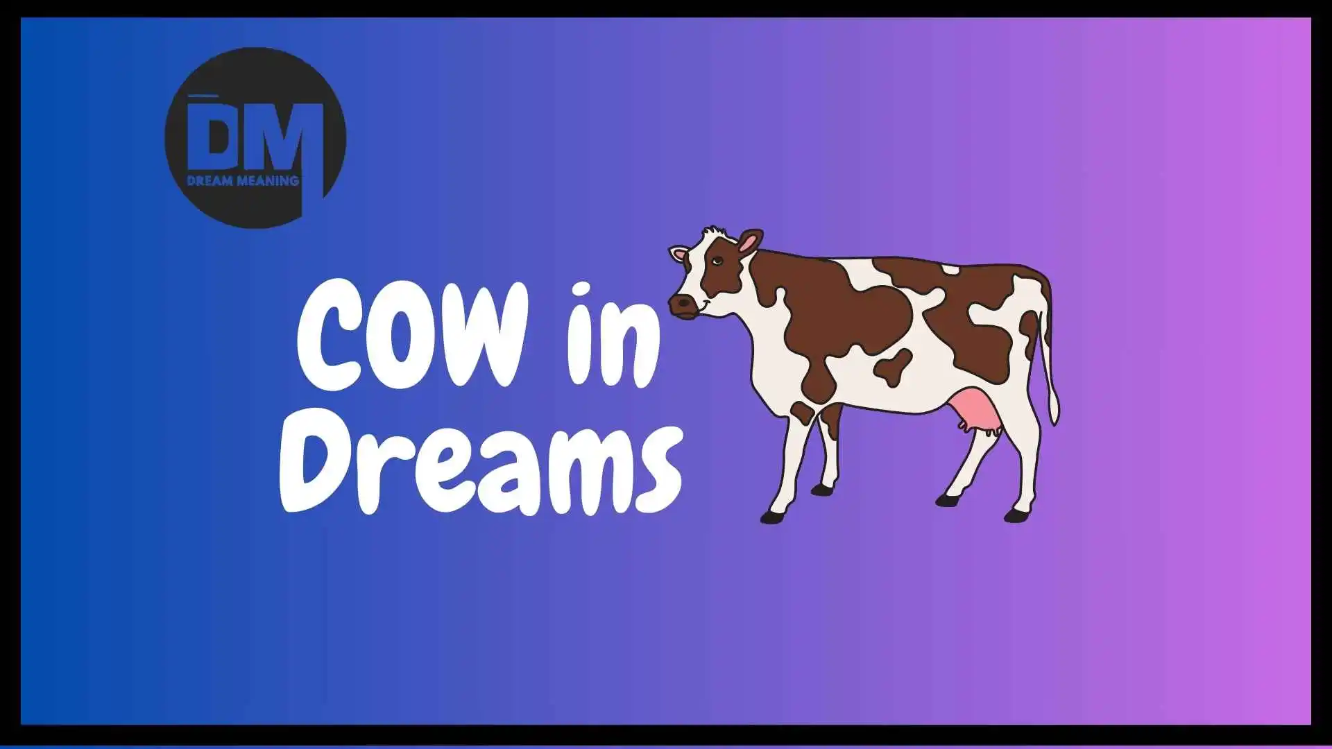 cow in dream meaning