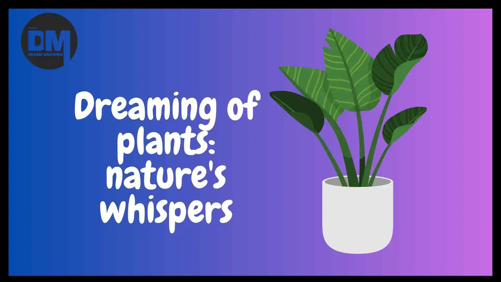 dream about plants