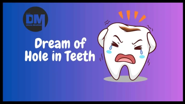 hole in teeth dream