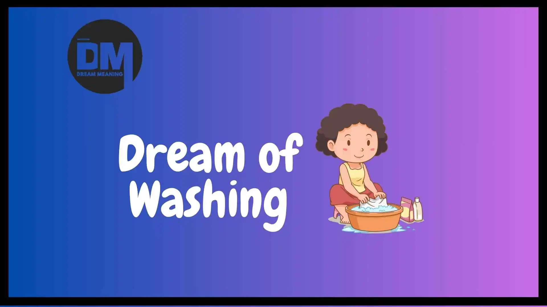 dream of washing